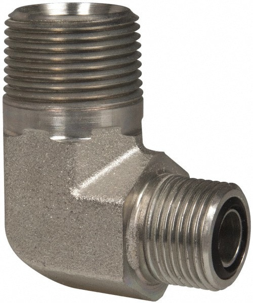 Compression Tube Male Elbow: 3/4-14